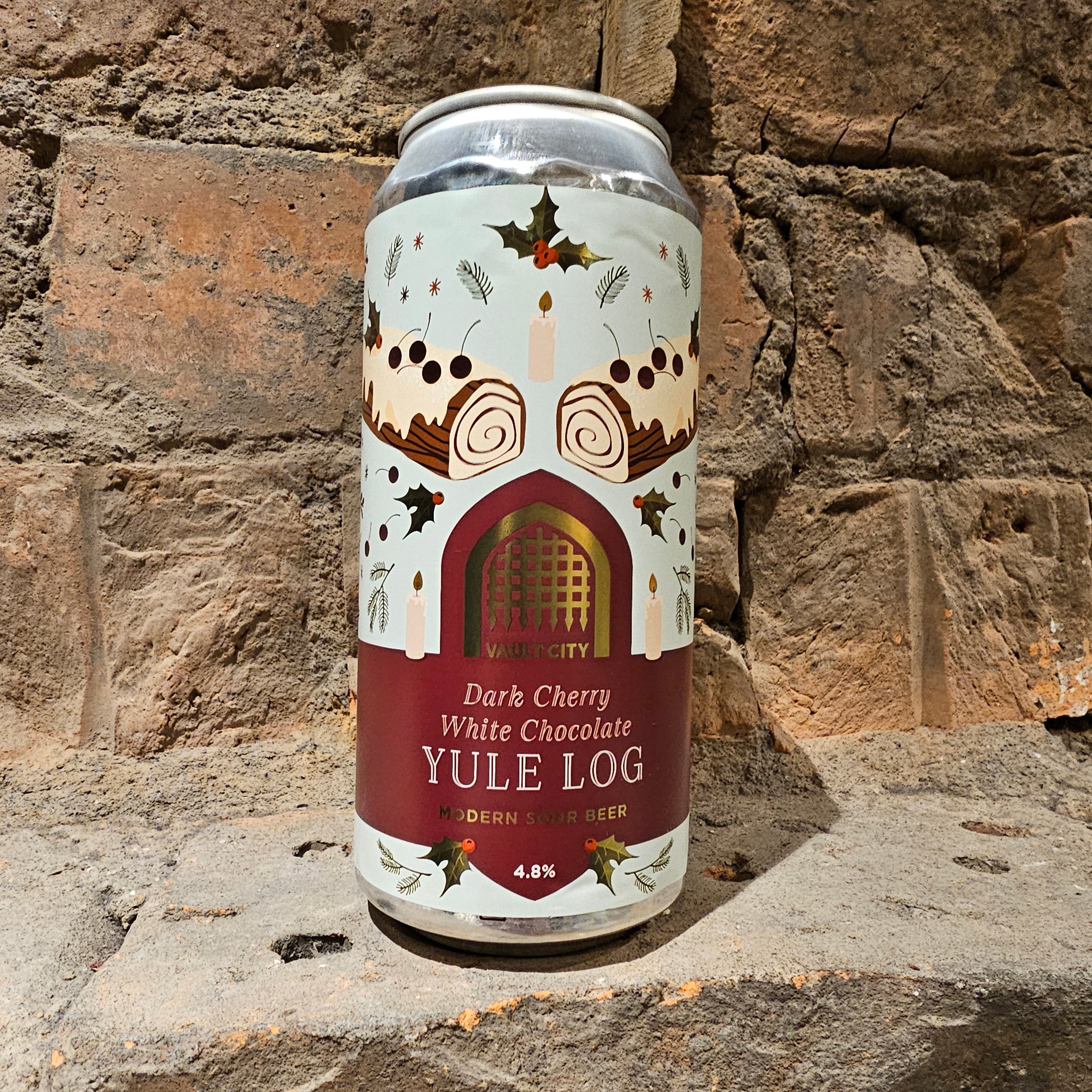 Vault City: Dark Cherry White Chocolate Yule Log - The Dead Crafty Beer Company