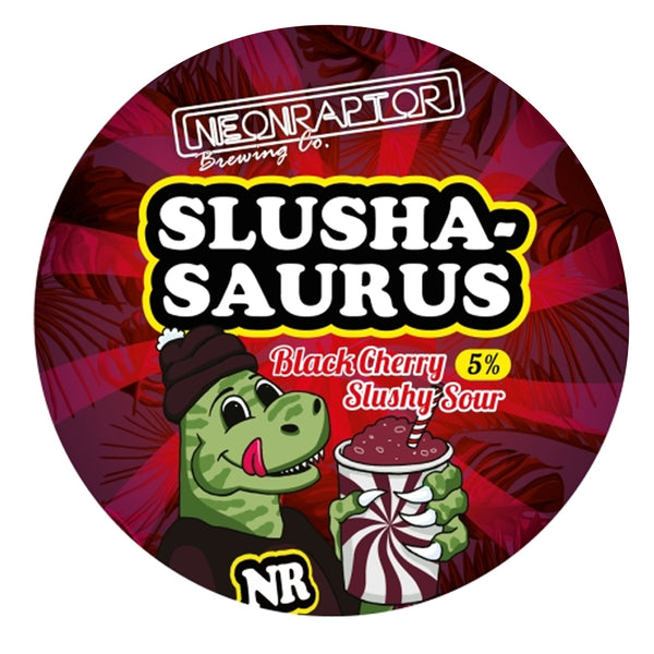 Neon Raptor: Slushasaurus Black Cherry