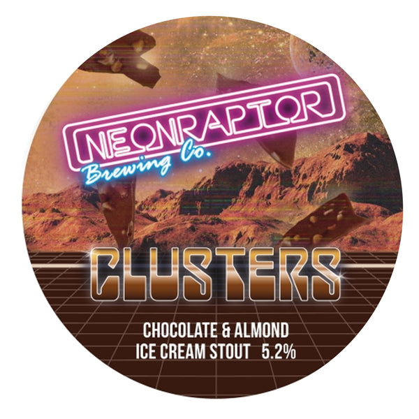 Neon Raptor: Clusters Chocolate And Almond