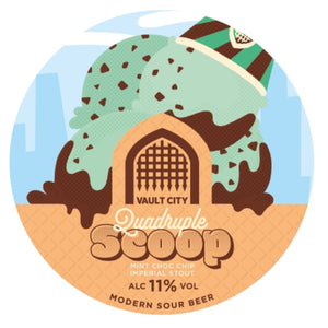 Vault City: Mint Choc Chip - Quadruple Scoop
