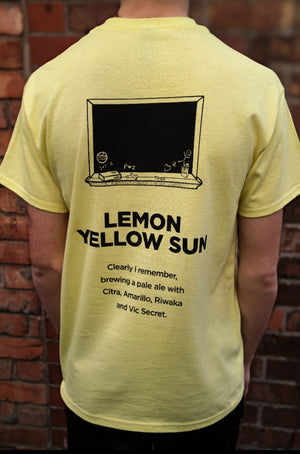 Dead Crafty Unisex T-Shirt Yellow Lemon Sun